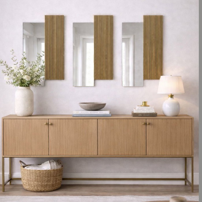 Hanah Home Espejo Ecológico Flotal-E Bronce y Natural Hanah Home Espejo Ecológico Flotal-E Bronce y Natural